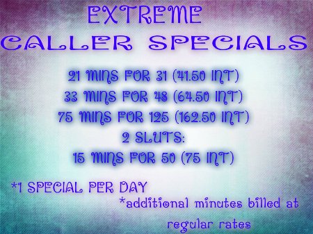 cheap phone sex specials